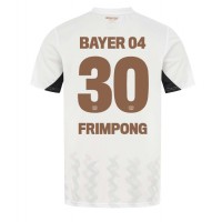 Camisa de Futebol Bayer Leverkusen Jeremie Frimpong #30 Equipamento Secundário 2024-25 Manga Curta